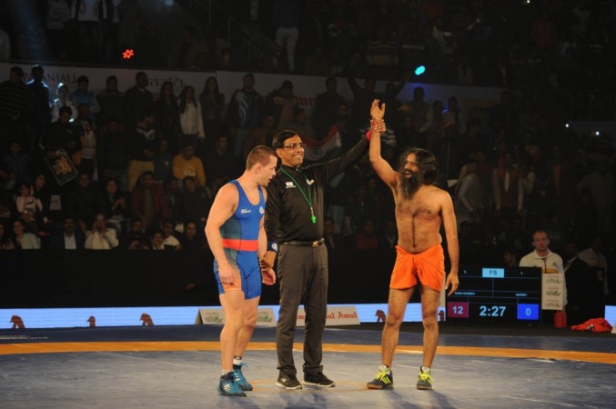 baba ramdev wrestling video