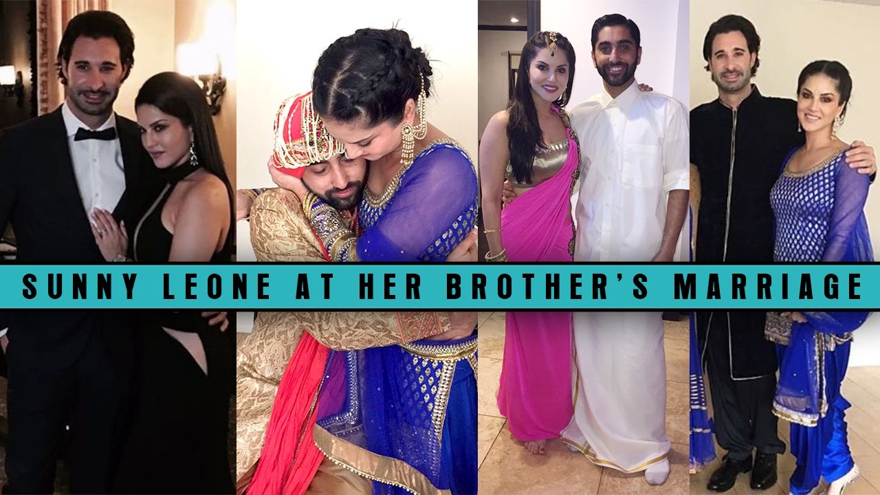 Sunny Leone at her brother marriage