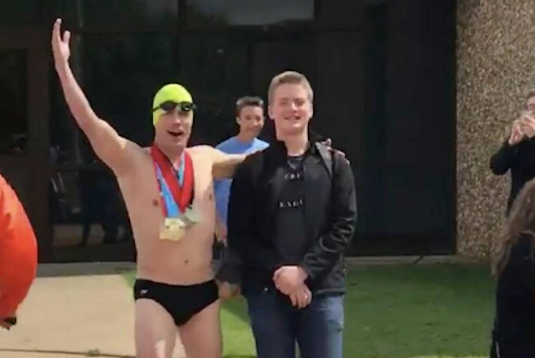oklahoma dad decided to wear speedo on last day of his son