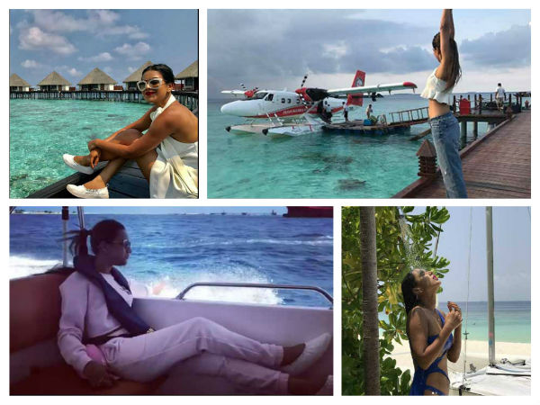 Nia sharma maldives holiday