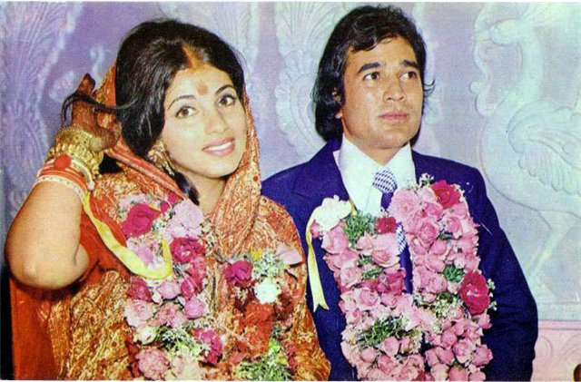 Rajesh Khanna And Dimple Kapadia