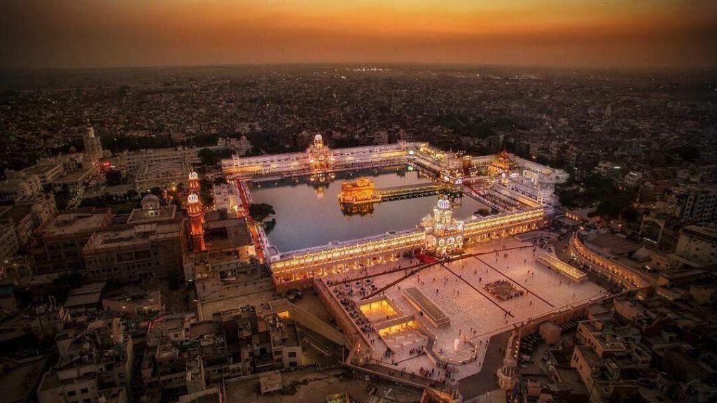 Golden Temple Sky View