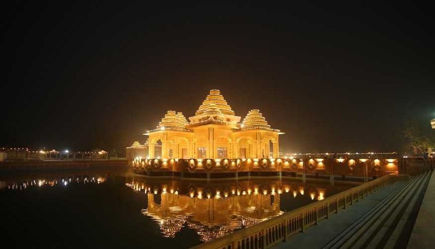 Ram Tirath Temple Night View