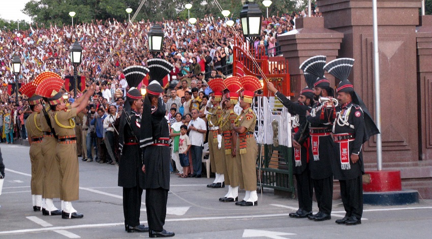 Wagah Border Amritsar Retreat Ceremony